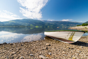 Vangsvatnet is a lake in the municipality of Voss in Vestland county, it is a charming town in the heart of the fjords and well known for its extreme sports and also known as the adrenaline capital  © KimWillems