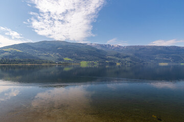 Vangsvatnet is a lake in the municipality of Voss in Vestland county, it is a charming town in the heart of the fjords and well known for its extreme sports and also known as the adrenaline capital 