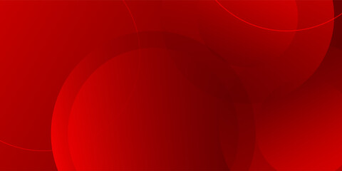 Red luxury color with circles shapes background. Abstract modern design. Ready for banner, poster, layout, desktop, wallpaper. Vector. EPS 10.