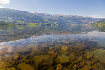 Vangsvatnet is a lake in the municipality of Voss in Vestland county, it is a charming town in the heart of the fjords and well known for its extreme sports and also known as the adrenaline capital  © KimWillems