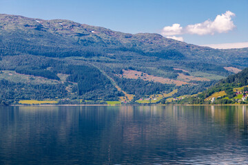 Vangsvatnet is a lake in the municipality of Voss in Vestland county, it is a charming town in the heart of the fjords and well known for its extreme sports and also known as the adrenaline capital  © KimWillems