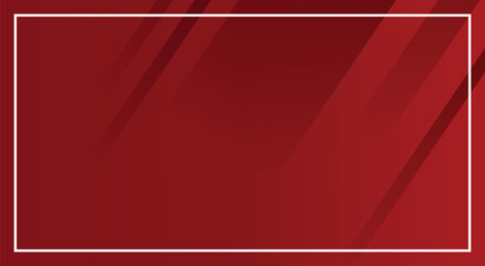 Modern Dark Red Banner Background with White Frame