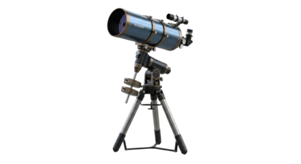 Isolated telescope for astronomy and celestial observation for stargazing hobbyist