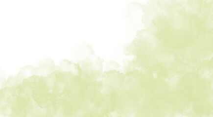 Ethereal yellow smoke swirling against a dark background