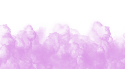 Ethereal purple smoke wisps against a black background