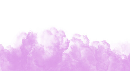 Fototapeta premium Ethereal purple smoke wisps against a dark background