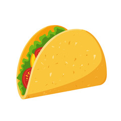 Flat 2D Chifrijo illustration, vector graphic in icon style, on white background