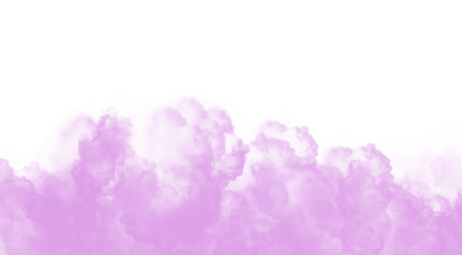 Ethereal purple smoke wisps against a dark background