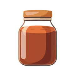 Chutney, flat style 2D vector image, isolated on a white background