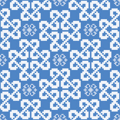 Geometric seamless pattern designed for decoration, backgrounds, fabrics, ceramics, wallpapers, clothing.