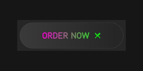 Modern CTA button with shine, 