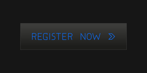 Modern blue CTA button with shine, 