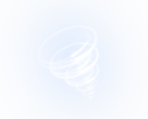 Spiral Light Effect PNG Overlay on a Blue Background for Various Abstract Design Elements and Applications