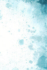 Splash paint on light background