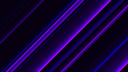 blue and violet neon glow on black background. futuristic modern.