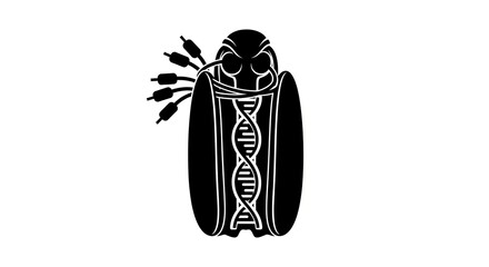 Abstract graphic science illustration