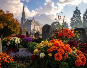 Seasonal Scenes and Portraits with Halloween, Autumn, and Gothic Themes.