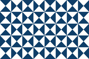 Fototapeta premium Abstract triangle blue pattern seamless geometric backgrounds.eps10