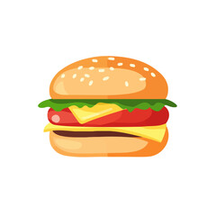 Minimal flat vector of a Dondurma, 2D icon-style illustration on white background