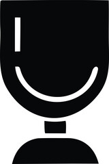 Retro microphone icon graphic for audio recording and broadcasting concepts