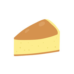 Cheesecake dessert clip art design