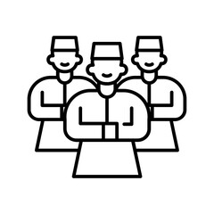 Eid prayer congregation