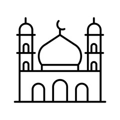 Mosque silhouette