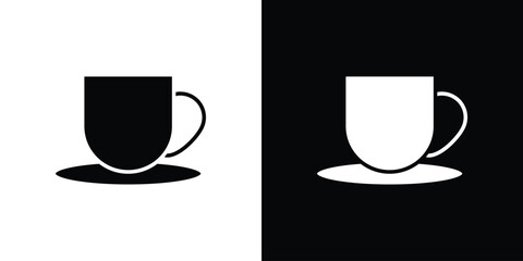 Coffee icons set. vector icons designed in filled style