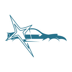 Car wash business logo icon