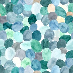 Watercolor Pebble Pattern Design (1)