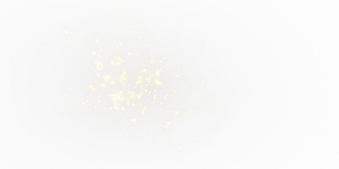 Golden glitter particles create a stunning effect on a white background highquality PNG overlay for projects