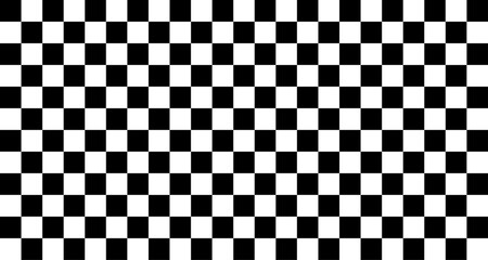 Fototapeta premium Vector of checkered flag background. flag of racing car. Black and white squares pattern. Vector illustration