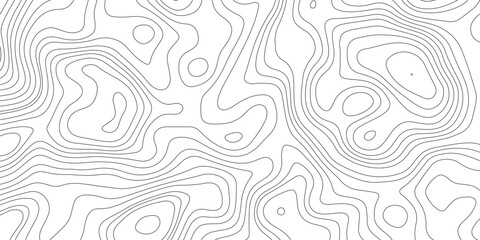 Topographic map pattern background vector. Abstract mountain terrain map background with abstract shape line texture.  geographic grid map vector illustration. © Mira