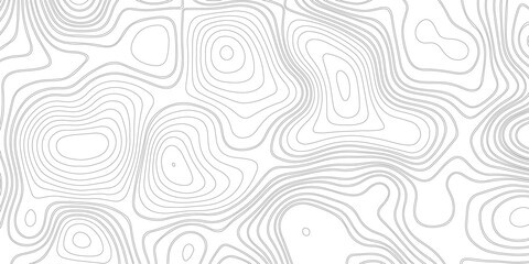 Fototapeta premium Topographic map pattern background vector. Abstract mountain terrain map background with abstract shape line texture. geographic grid map vector illustration.