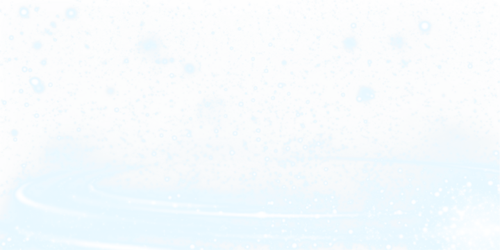 Glistening Blue Cosmic Light Particles with Rings and Stars - Perfect PNG Overlay for Festive Designs