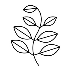 Branch Plant outline icon