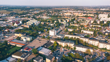 Turek Town From Above, Poland.