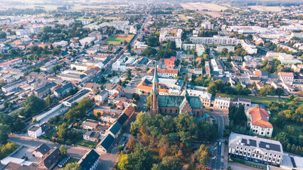 Turek Town From Above, Poland.