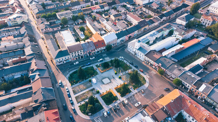 Turek Town From Above, Poland.