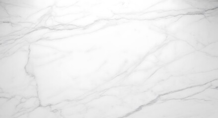 Obraz premium Elegant White Marble Texture Background with Subtle Grey Veins.
