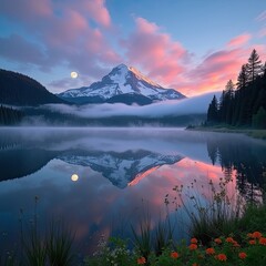 lake in the mountains