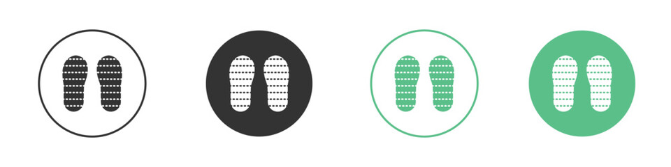 Soles icons concepts. black sign set