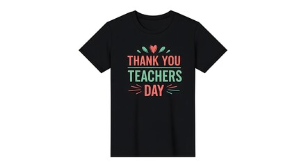 Thank You Teachers Day T-Shirt Design for Teacher Appreciation.