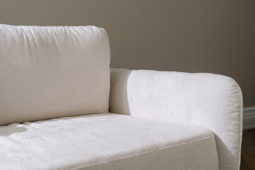 Minimalist couch design for a contemporary living room setup