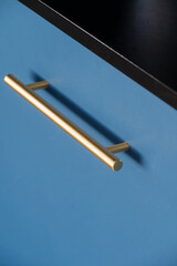 Modern minimalist wardrobe design featuring a stylish door handle