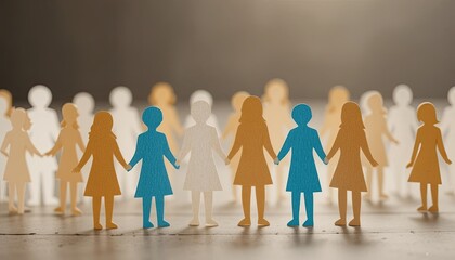 group of people holding hands