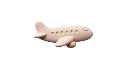 toy elephant isolated on white