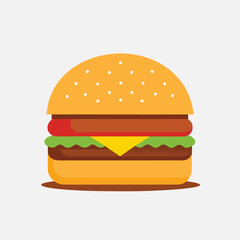 burger and fries