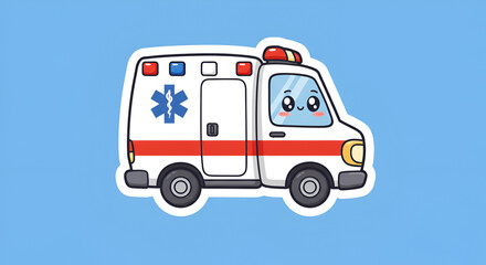 ambulance car vector illustration