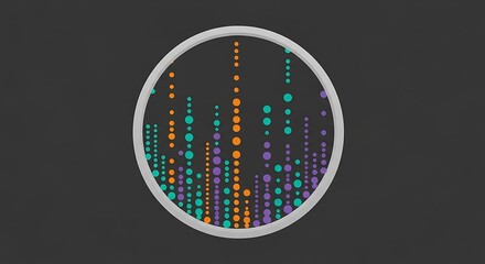 Colorful Circular Audio Visualization.